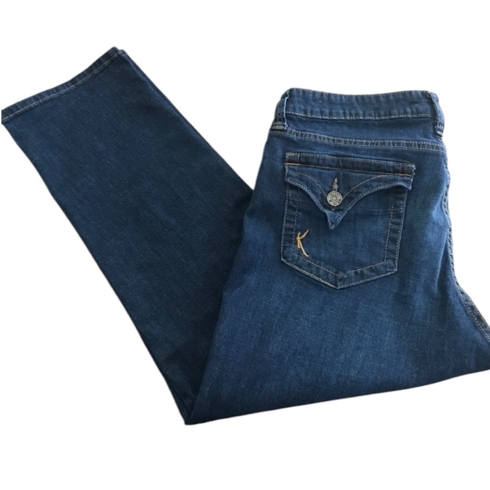 Kut from the Kloth Bardot skinny crop boyfriend 12